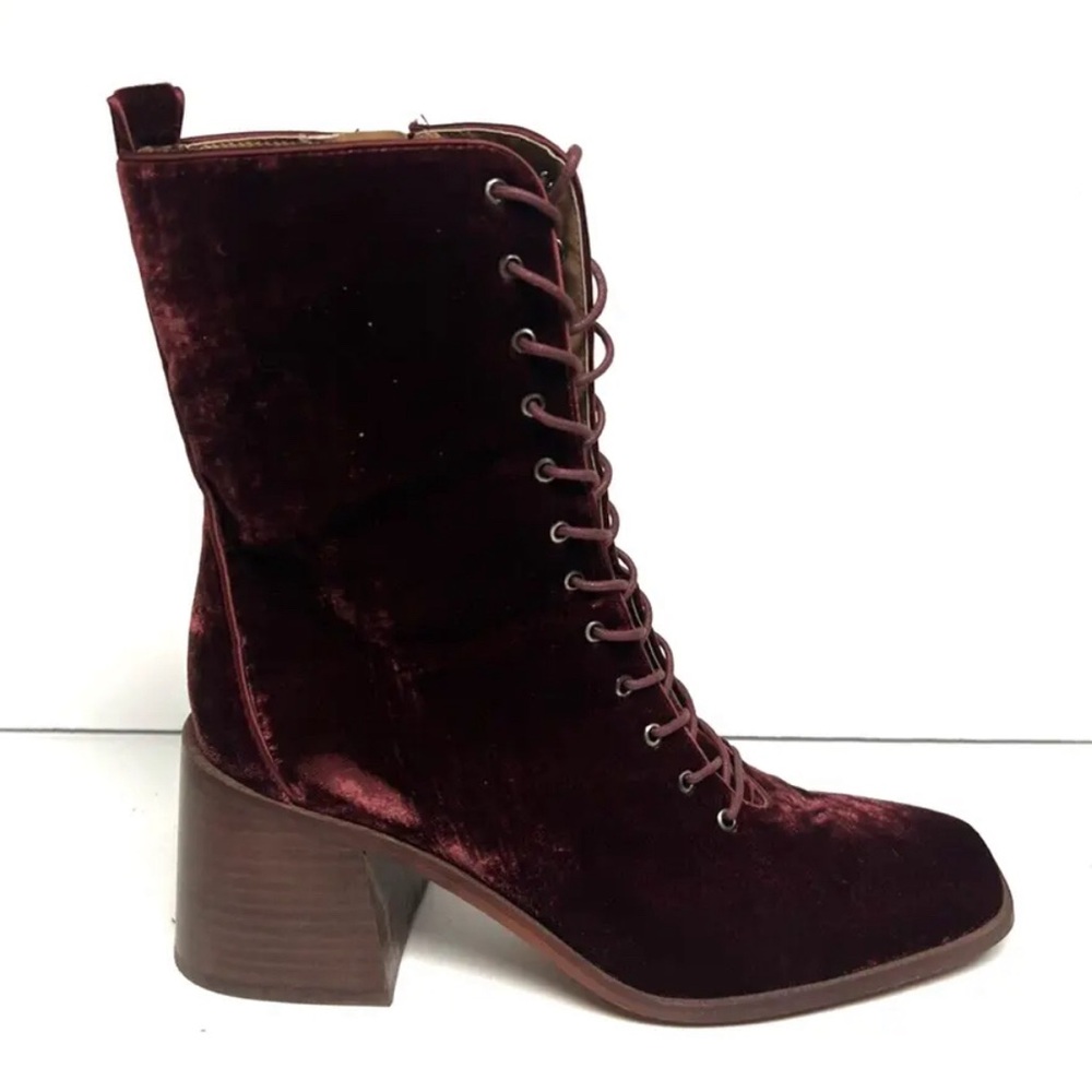 Sam Edelman Womens Westie Boot Red Size 10.5 M